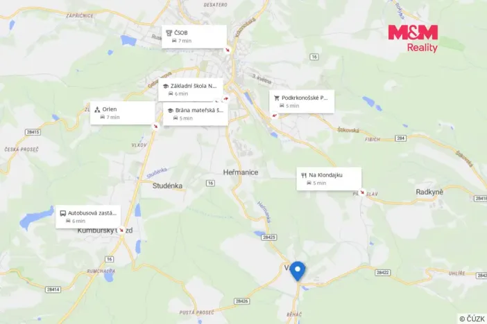 Prodej pozemku pro bydlení, Nová Paka - Valdov, 471 m2