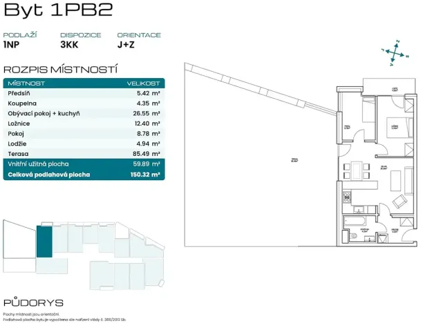 Prodej bytu 3+kk, Mladá Boleslav, Tovačovského, 5989 m2