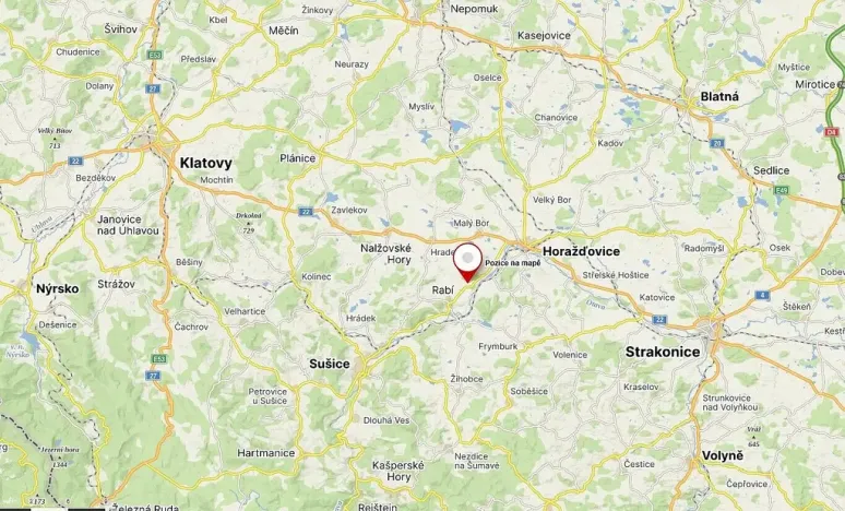 Prodej pozemku, Rabí - Bojanovice, 1104 m2