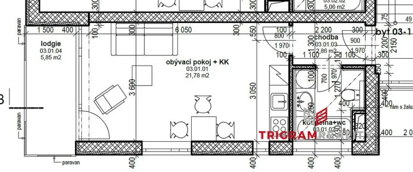 Pronájem bytu 1+kk, Hradec Králové - Nový Hradec Králové, Slunečná, 29 m2