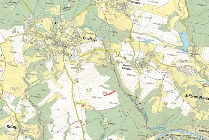 Prodej pole, Ondřejov, 4539 m2