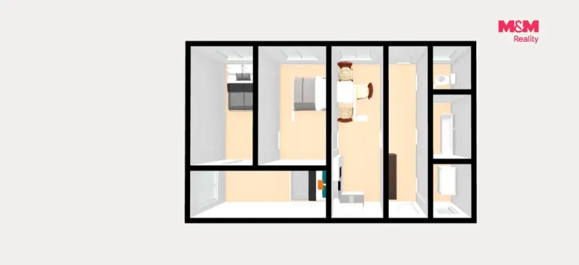 Pronájem rodinného domu, Hrotovice, Podloučky, 109 m2