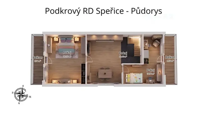 Prodej rodinného domu, Jiřice, 141 m2
