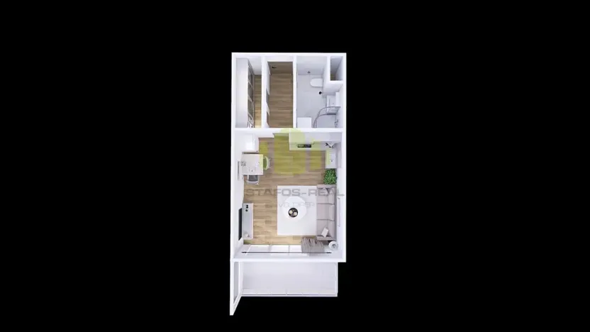 Pronájem bytu 1+kk, Olomouc, Topolová, 38 m2