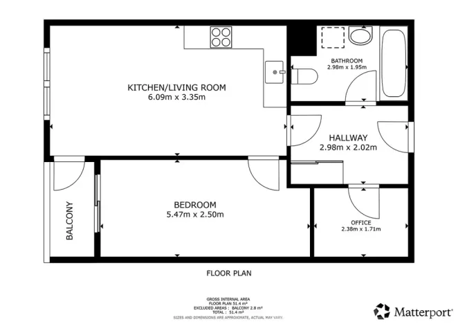 Pronájem bytu 2+kk, Praha - Hlubočepy, Divíškové, 48 m2