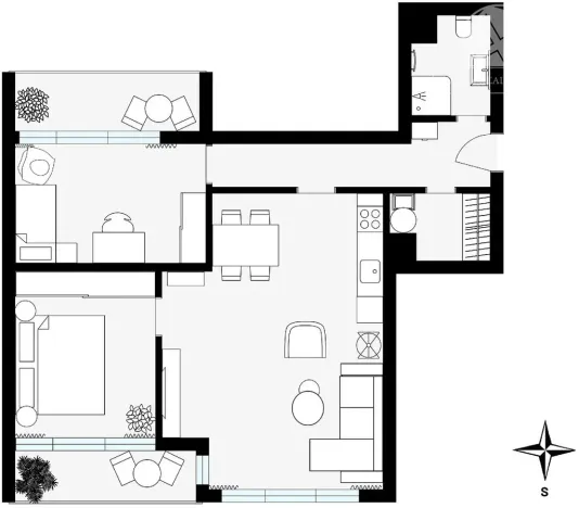 Prodej bytu 3+kk, Praha - Vysočany, V Předním Hloubětíně, 81 m2