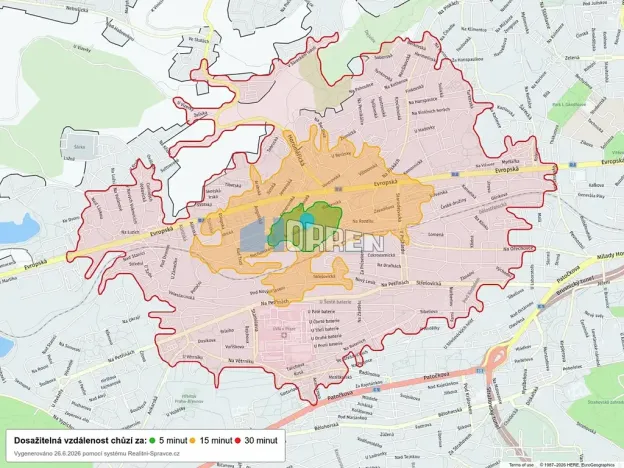Pronájem bytu 1+1, Praha - Vokovice, Na dlouhém lánu, 41 m2