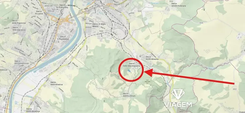 Prodej lesa, Děčín, 4439 m2