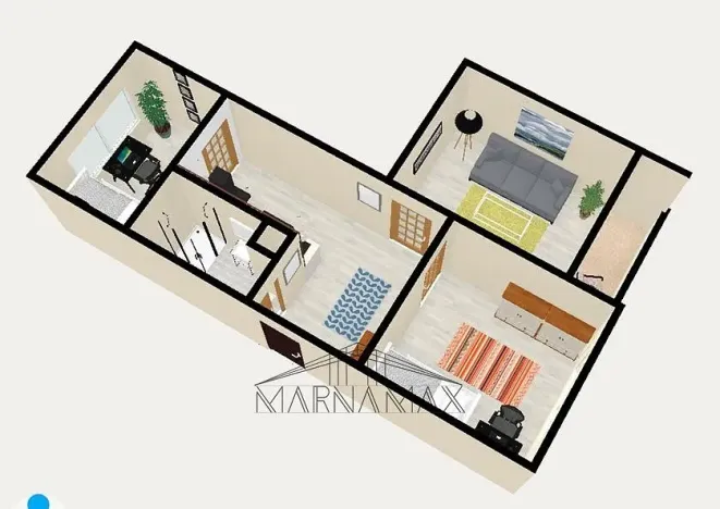 Prodej bytu 3+1, Kadaň, Školní, 56 m2