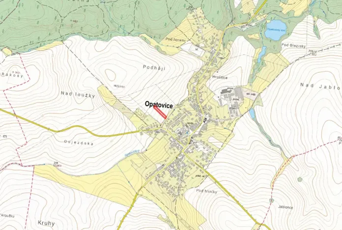 Prodej podílu pozemku pro bydlení, Opatovice, 1085 m2