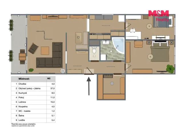 Prodej bytu 4+1, Most, Albrechtická, 87 m2