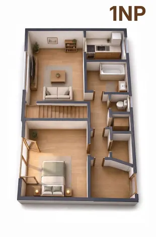 Prodej rodinného domu, Kladno, Marie Majerové, 101 m2