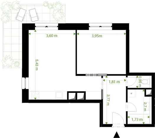 Prodej bytu 2+kk, Rychnov nad Kněžnou, Javornická, 64 m2
