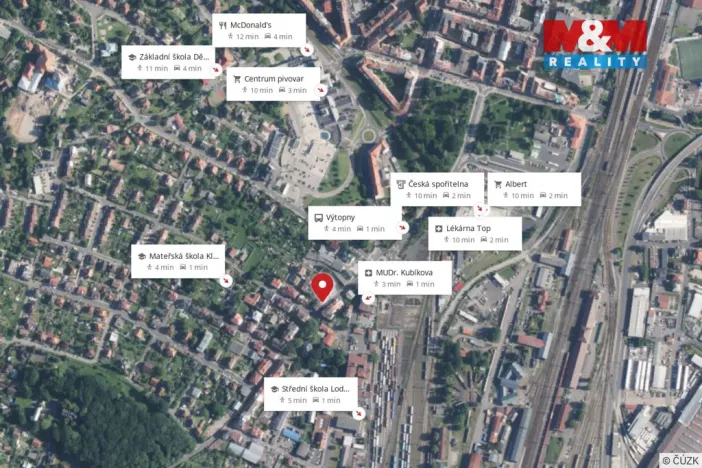 Prodej bytu 2+1, Děčín - Děčín VI-Letná, J. z Poděbrad, 40 m2