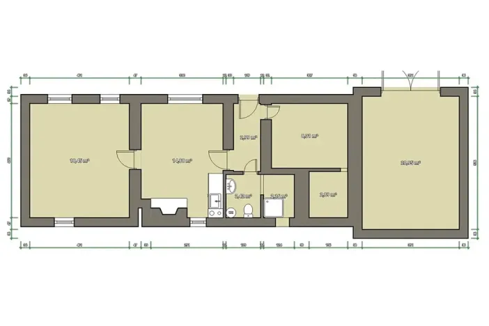 Prodej rodinného domu, Bedřichov, 41 m2