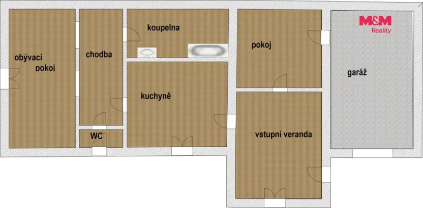 Prodej rodinného domu, Náchod - Běloves, Doubicova, 70 m2