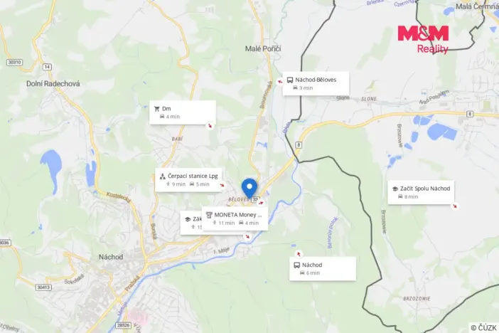 Prodej rodinného domu, Náchod - Běloves, Doubicova, 70 m2