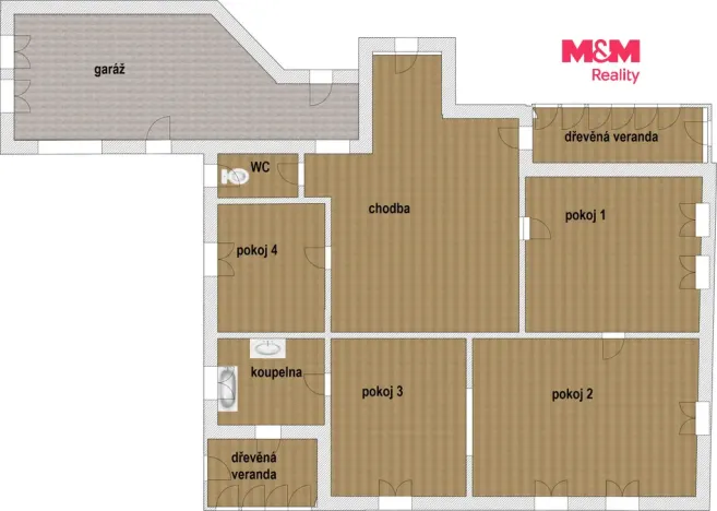 Prodej rodinného domu, Velké Poříčí, Náchodská, 120 m2