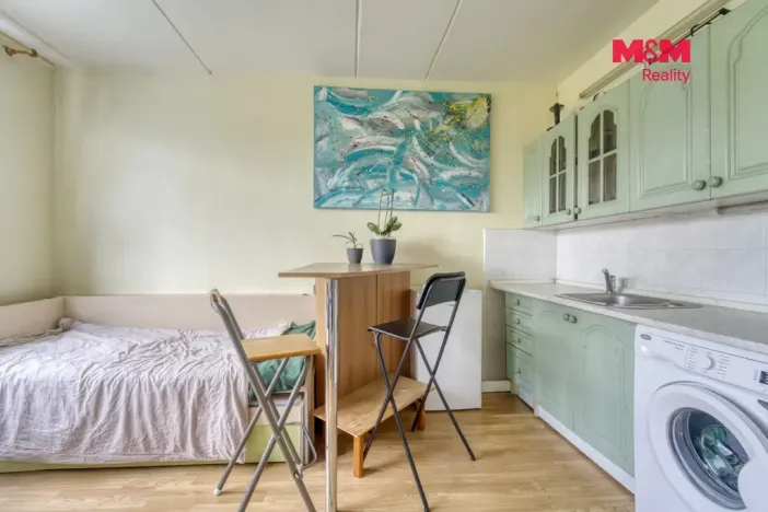 Pronájem bytu 1+kk, Plzeň - Doubravka, Popelnicová, 20 m2