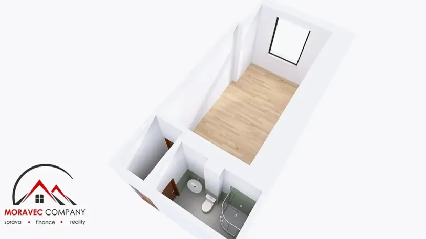 Pronájem bytu 1+kk, Ostrava, Palackého, 27 m2
