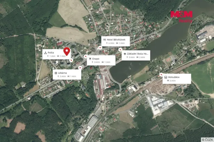 Pronájem bytu 2+1, Holoubkov, 53 m2