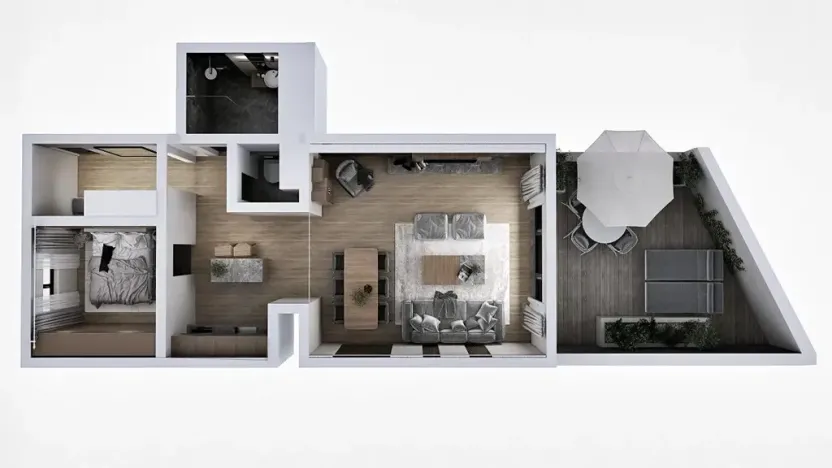 Prodej bytu 2+kk, Brno, Tumaňanova, 99 m2