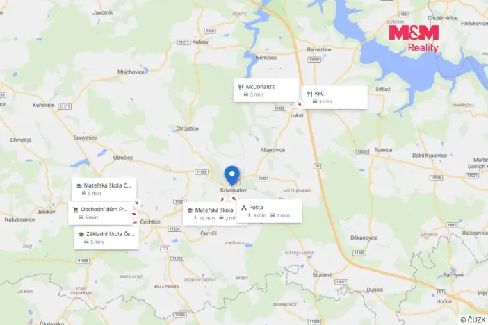 Prodej pozemku pro bydlení, Křivsoudov, 980 m2