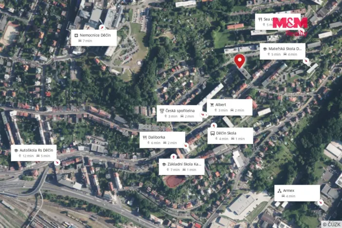 Prodej bytu 1+kk, Děčín - Děčín II-Nové Město, Kamenická, 19 m2