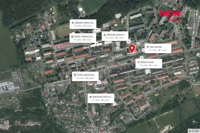 Prodej bytu 2+1, Habartov, Čs. armády, 49 m2