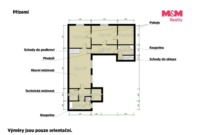 Prodej rodinného domu, Sluhy, 230 m2