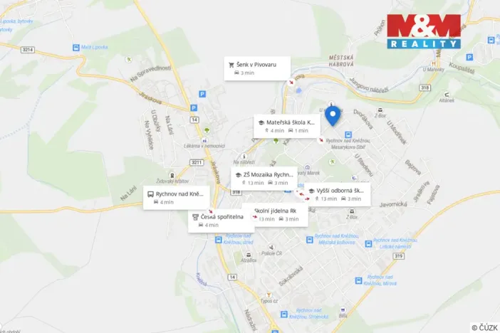 Prodej bytu 3+1, Rychnov nad Kněžnou, 5. Května, 60 m2