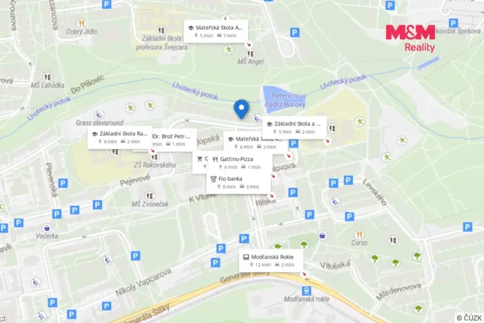 Prodej bytu 4+kk, Praha - Modřany, Rakovského, 90 m2