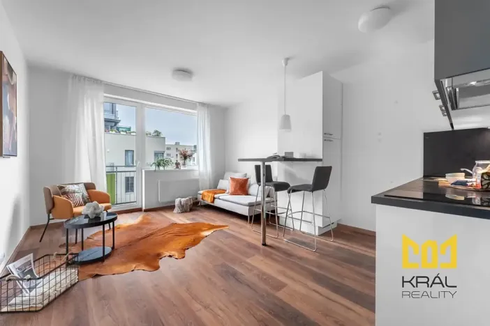 Pronájem bytu 1+kk, Praha - Hostivař, Rižská, 35 m2