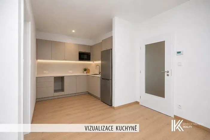 Pronájem bytu 2+kk, Pardubice, U Sportovní školy, 44 m2