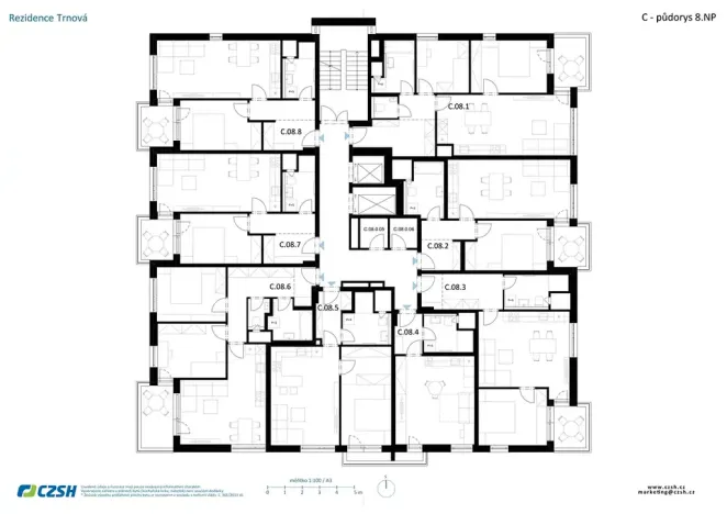 Prodej bytu 4+kk, Pardubice, Jozefa Gabčíka, 125 m2