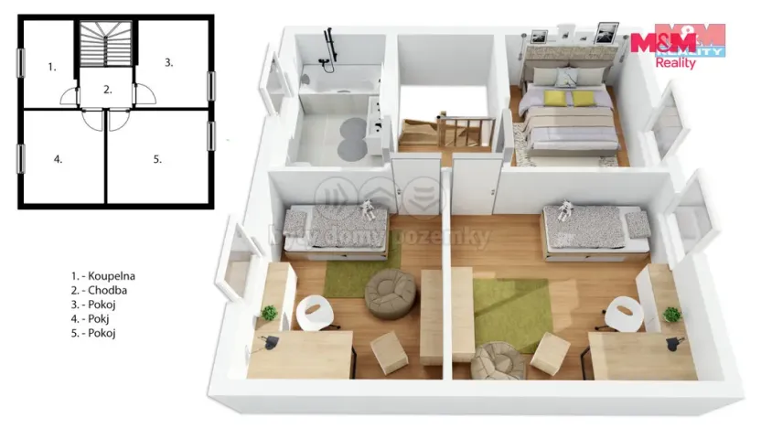 Prodej rodinného domu, Kladno - Švermov, 104 m2
