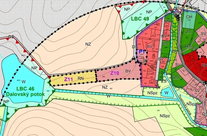 Prodej pozemku pro bydlení, Horní Loděnice, 7315 m2