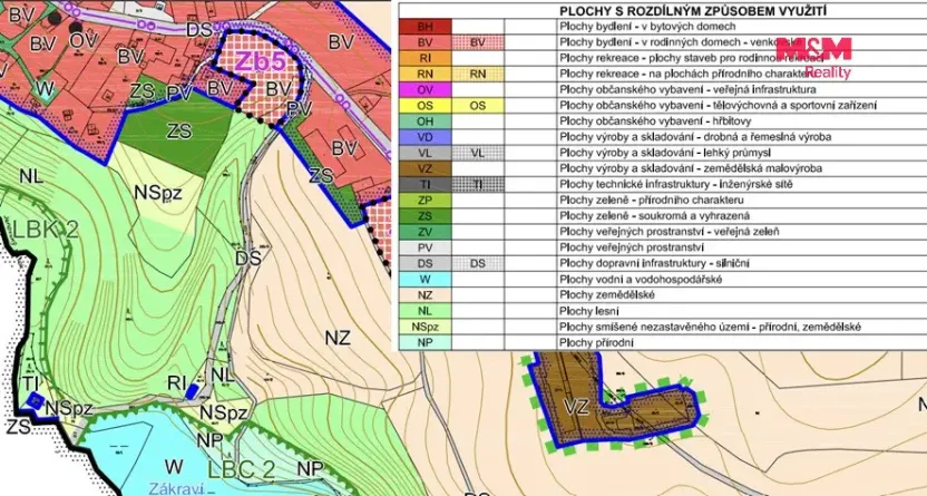 Prodej lesa, Ohnišov - Zákraví, 32996 m2