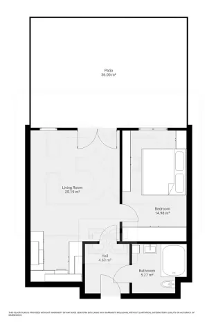 Pronájem bytu 2+kk, Praha - Pitkovice, Křemenáčová, 49 m2