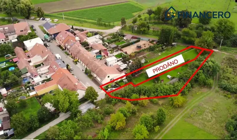 Prodej pozemku pro bydlení, Hrušky, 1108 m2