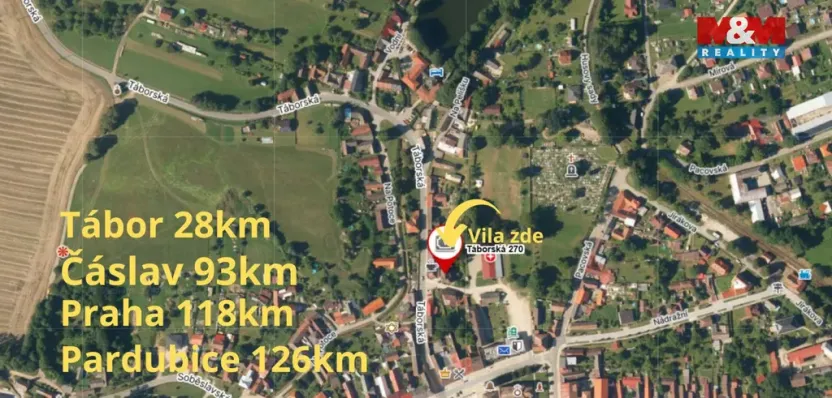 Prodej činžovního domu, Černovice, Táborská, 330 m2