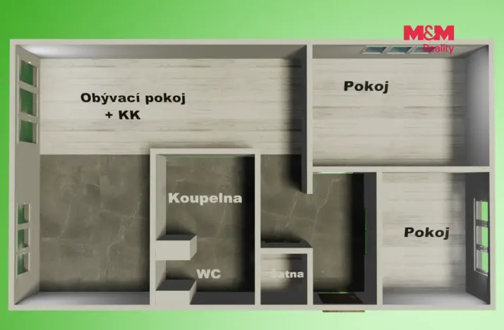Prodej bytu 3+kk, Most, Petra Jilemnického, 75 m2