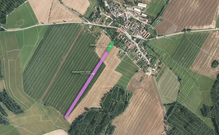 Prodej pozemku pro bydlení, Mysletice, 13776 m2