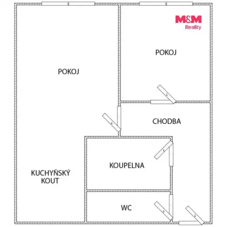 Prodej bytu 2+kk, Praha - Ruzyně, Ciolkovského, 41 m2