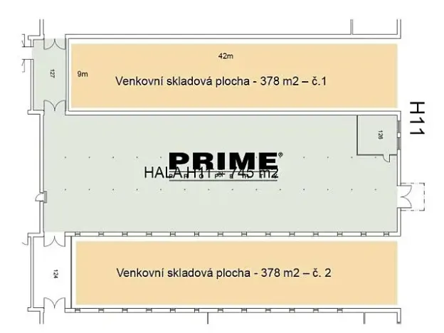 Pronájem skladu, Praha - Horní Počernice, Ve žlíbku, 1501 m2