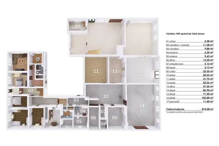 Prodej komerční nemovitosti, Horní Cerekev, 460 m2