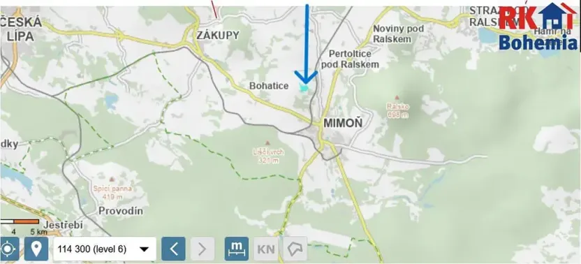 Prodej pozemku, Pertoltice pod Ralskem, 49299 m2