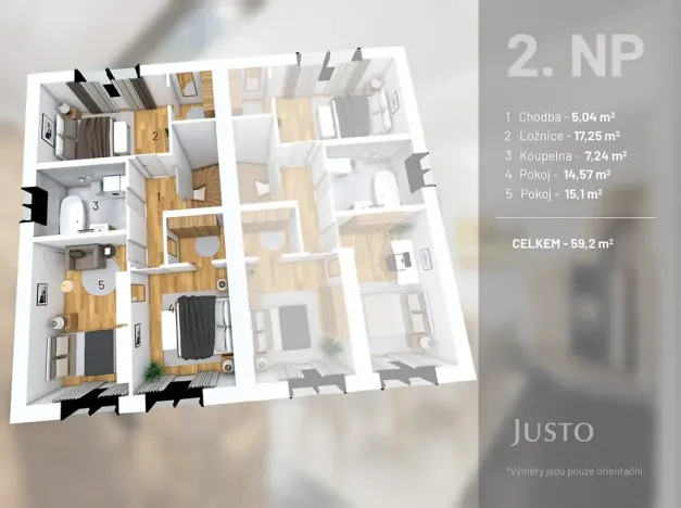 Prodej bytu 5+kk, Včelná, Okružní, 123 m2