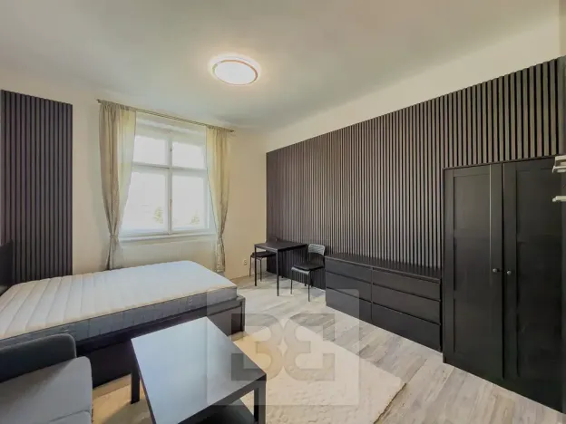 Pronájem bytu 1+kk, Praha - Vinohrady, náměstí Jiřího z Lobkovic, 25 m2