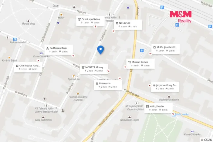 Pronájem bytu 3+kk, Kolín - Kolín I, Rubešova, 65 m2